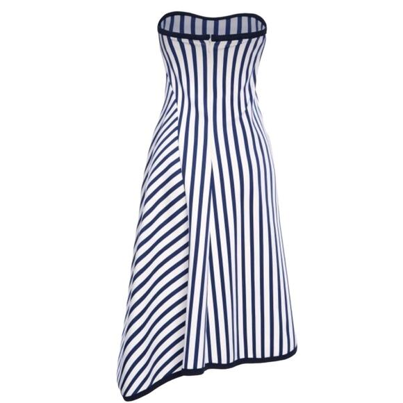 TANYA TAYLOR Piper Striped Mini Dress Size: 8 US M NWT - Picture 4 of 9